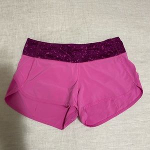Lululemon pink speed ups